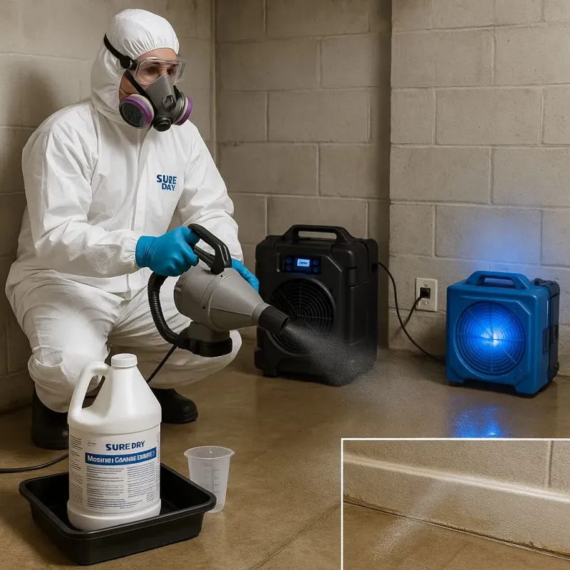 Sanitization and Odor Removal process in Silver Springs, FL